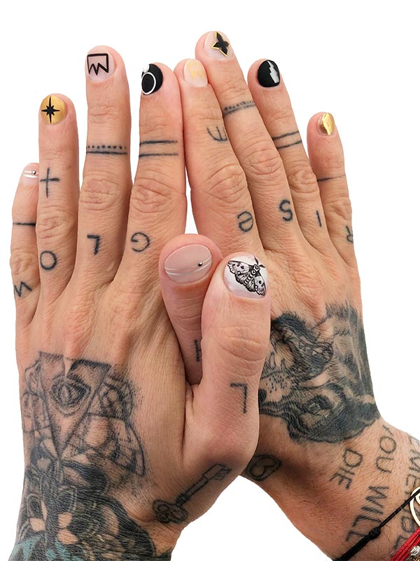 Custom manicure design